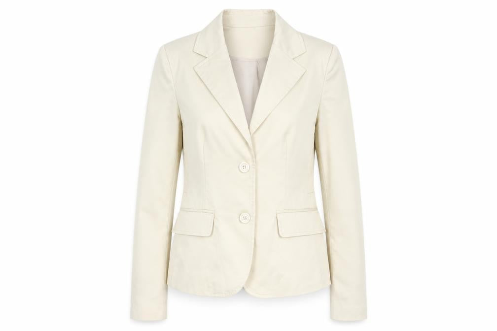 Di & A Womens Beige   Jacket Blazer Size M  Button