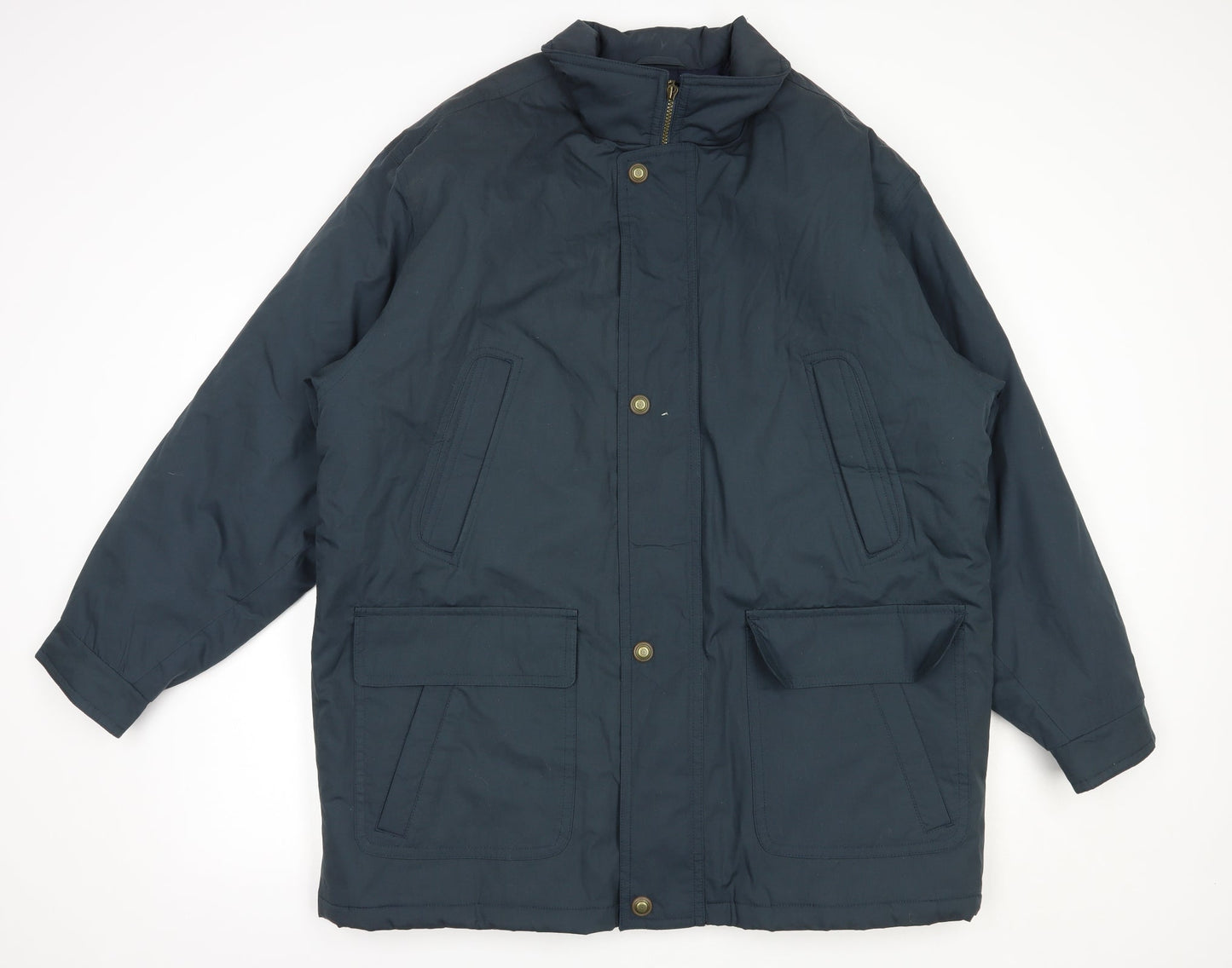 C&A Mens Green   Puffer Jacket Jacket Size L  Zip