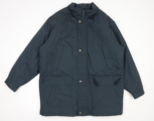 C&A Mens Green   Puffer Jacket Jacket Size L  Zip