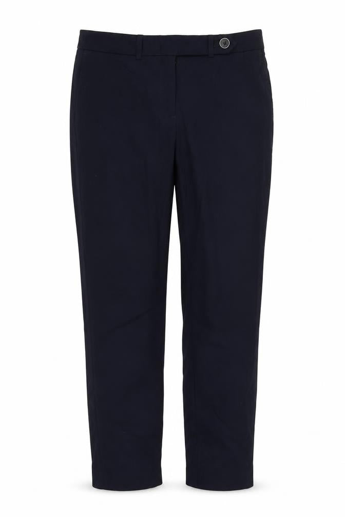 NEXT Womens Blue  Polyester Trousers  Size 10 L26 in Regular Zip