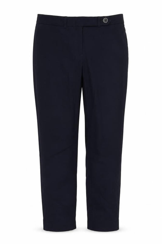 NEXT Womens Blue  Polyester Trousers  Size 10 L26 in Regular Zip