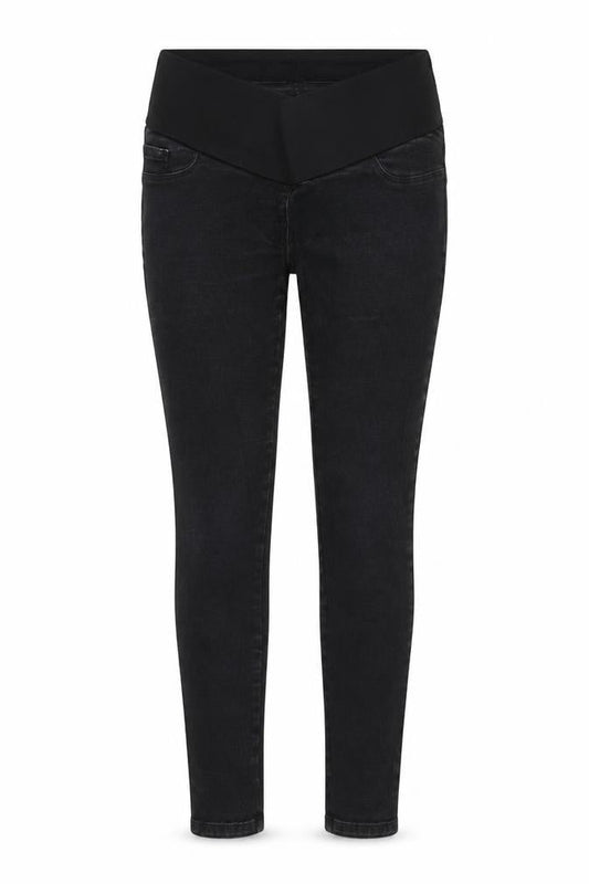 Next Womens Black  Cotton Straight Jeans Size 10 L26 in Regular