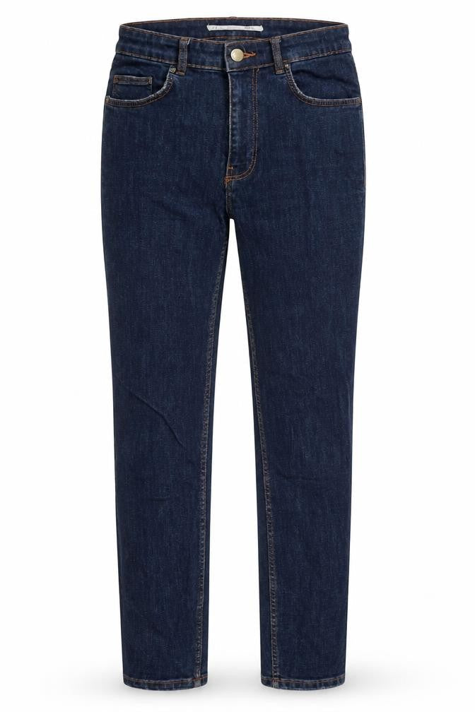Zara Womens Blue  Cotton Straight Jeans Size 28 in L27 in Regular Zip