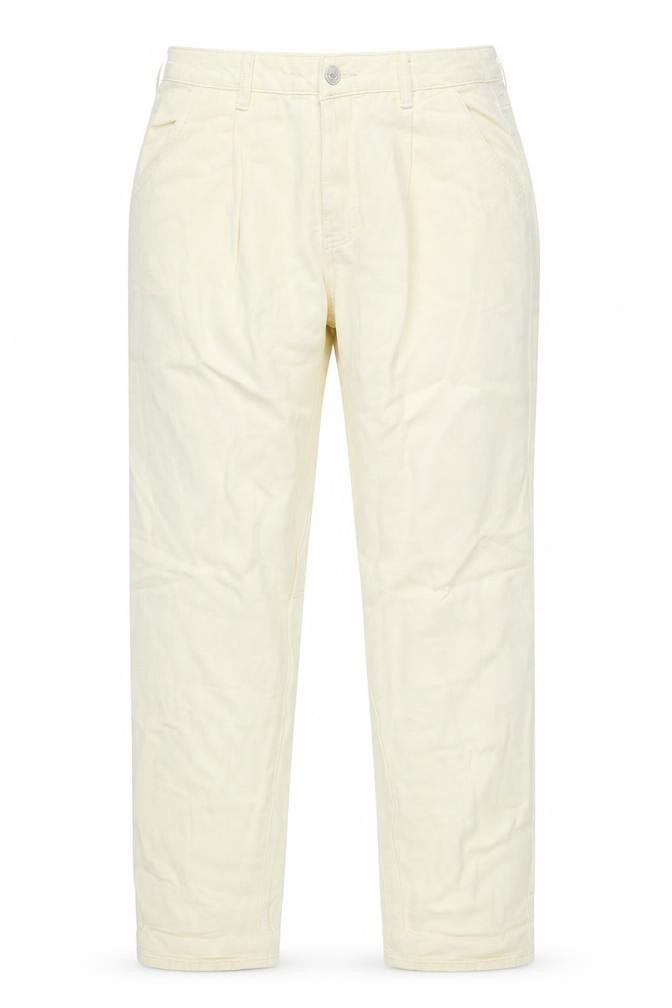 SHEIN Womens Yellow  Cotton Straight Jeans Size L L29 in Regular Zip