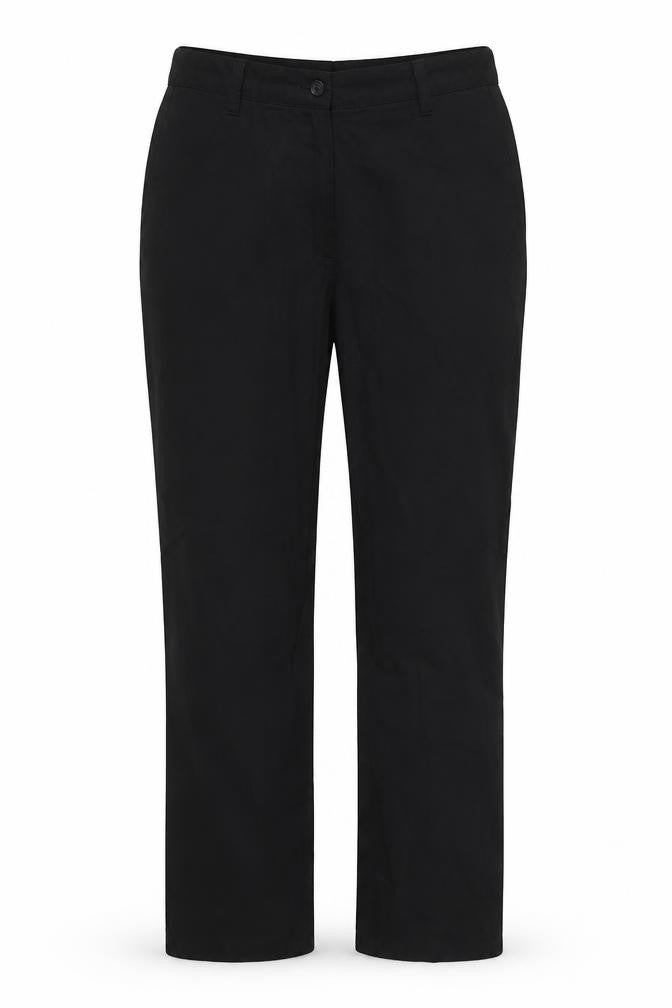 Behrens Womens Black  Polyester Trousers  Size 12 L29 in Regular Zip