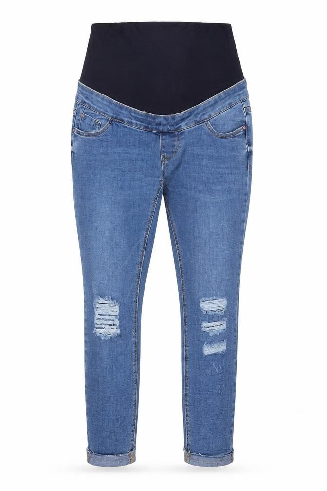 New Look Womens Blue  Cotton Skinny Jeans Size 8 L24 in Regular