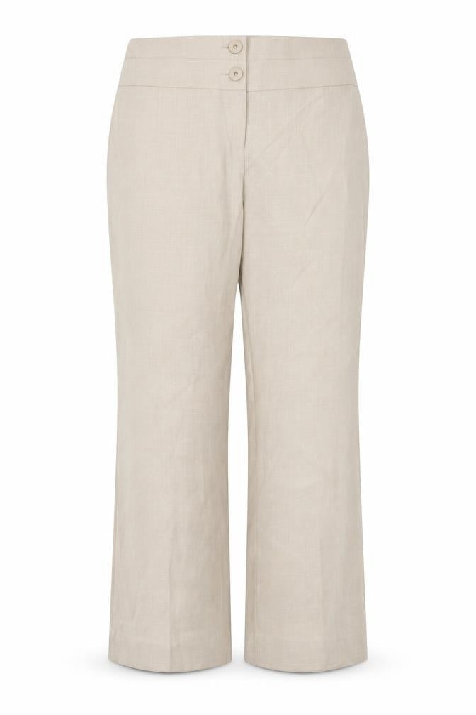 Autonomy Womens Beige  Polyester Trousers  Size 16 L29 in Regular Button