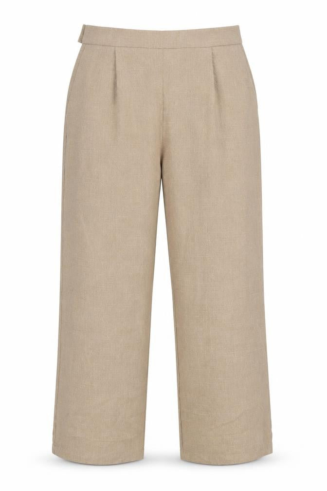 JLC Womens Brown  Polyester Trousers  Size L L29 in Regular Tie