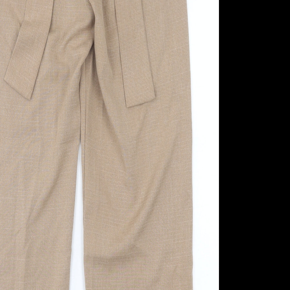 JLC Womens Brown  Polyester Trousers  Size L L29 in Regular Tie