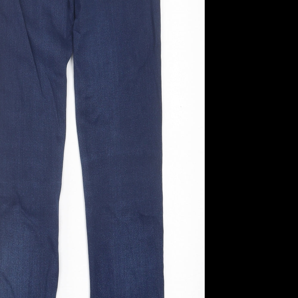 ESMARA Womens Blue  Cotton Skinny Jeans Size 30 in L30 in Regular Button