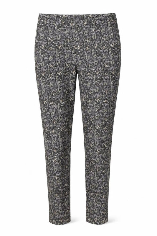 New Look Womens Black Floral Viscose Jegging Jeans Size 10 L26 in Regular Button