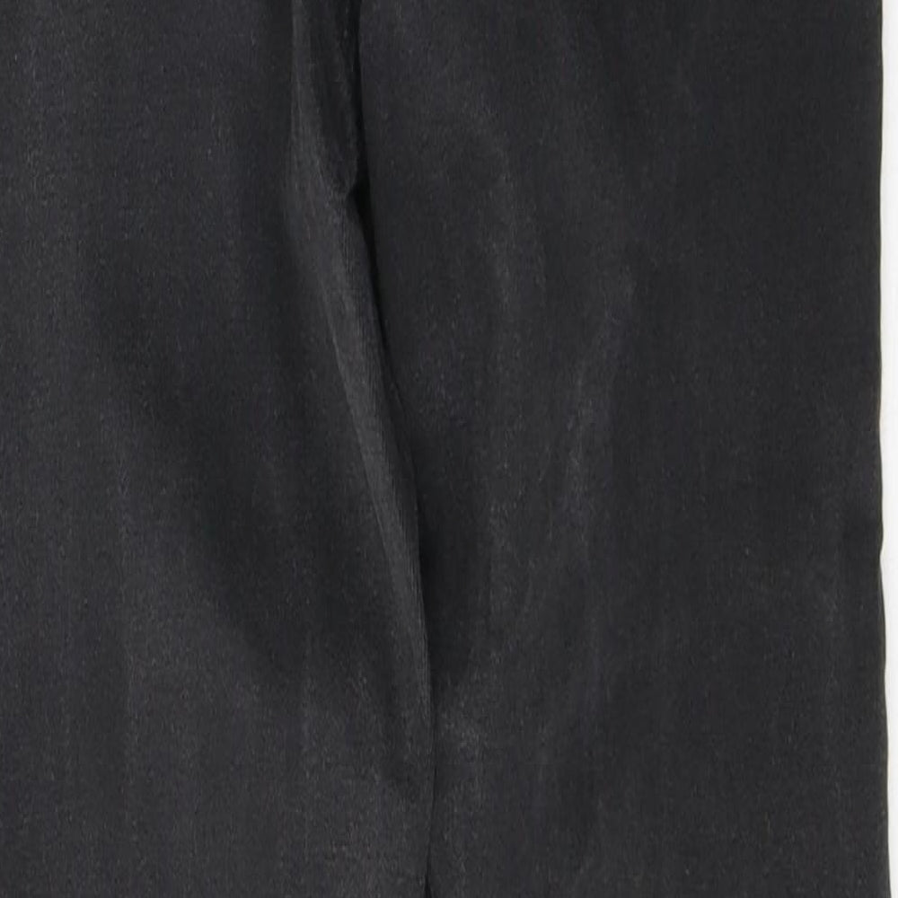 Denim & Co. Womens Black  Cotton Skinny Jeans Size 6 L29 in Regular Button