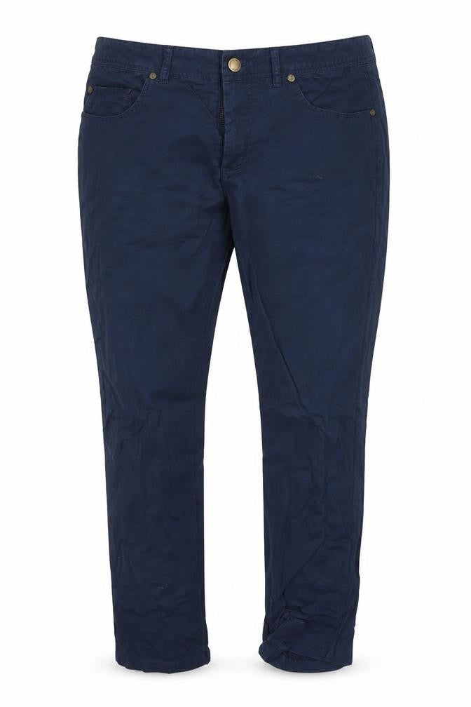 Jack Turphy Womens Blue  Cotton Straight Jeans Size 14 L28 in Regular Button