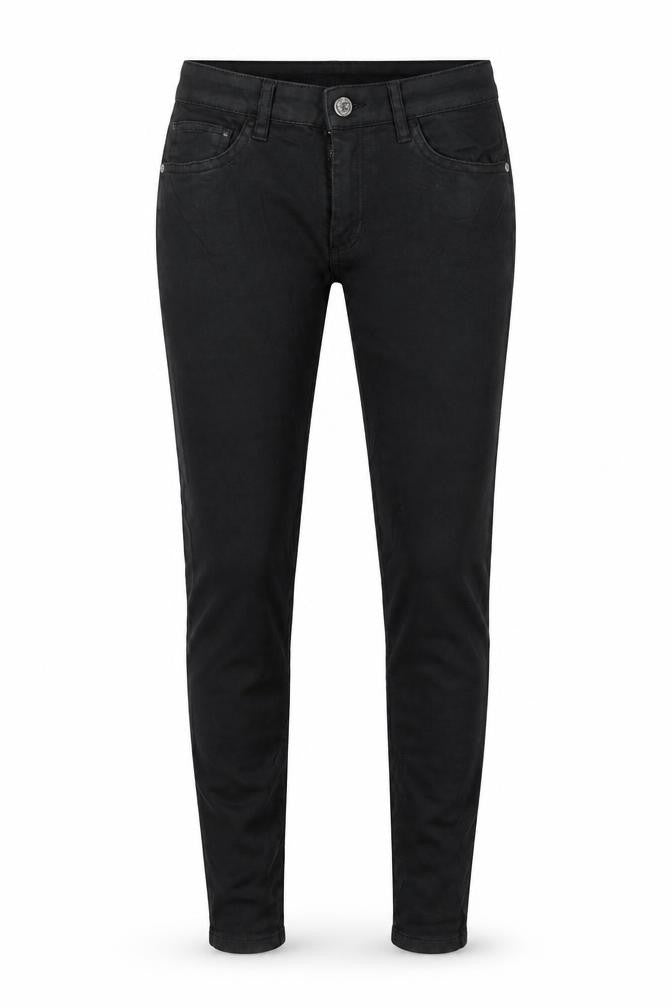 Mango Womens Black  Cotton Skinny Jeans Size 8 L27 in Regular Button