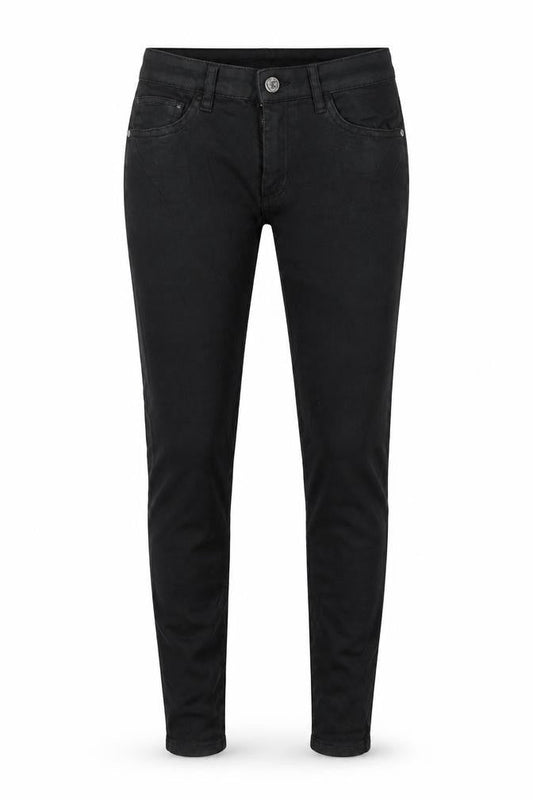 Mango Womens Black  Cotton Skinny Jeans Size 8 L27 in Regular Button