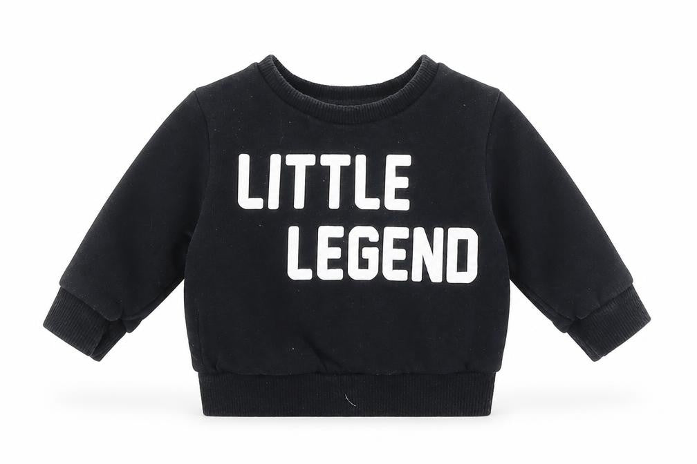 NEXT Baby Black  Cotton Pullover Jumper Size 3-6 Months   - Little Legend