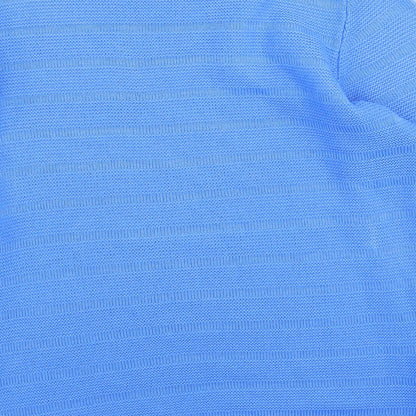 hle Womens Blue Round Neck  Acrylic Pullover Jumper Size M