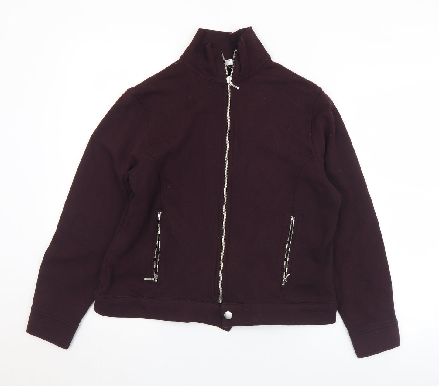 Marks and Spencer Womens Purple   Jacket  Size 14  Zip