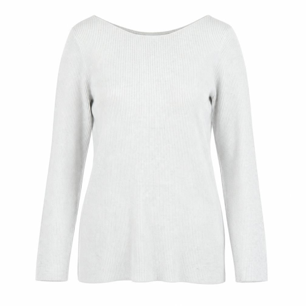 Gap Womens Grey Boat Neck  Acrylic Pullover Jumper Size XS
