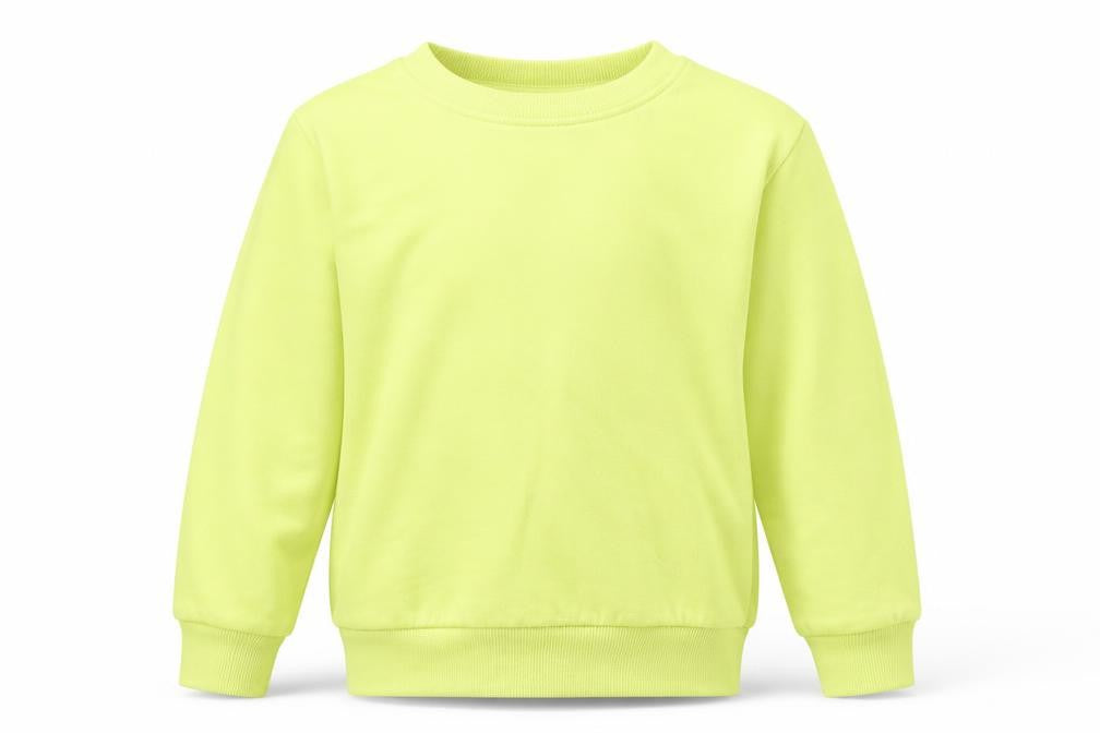 H&M Girls Green  Cotton Pullover Sweatshirt Size 6-7 Years   - 6-8 Years