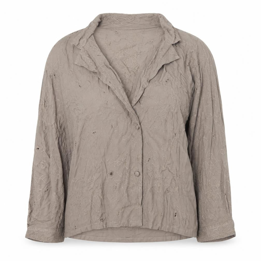 Together Womens Brown  Viscose Basic Blouse Size 12 V-Neck