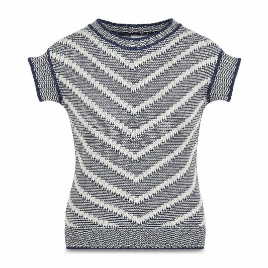 Per Una Womens Blue  Acrylic Basic T-Shirt Size S Round Neck