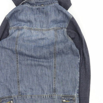 Inflex Womens Blue   Jacket Coat Size XS  Snap