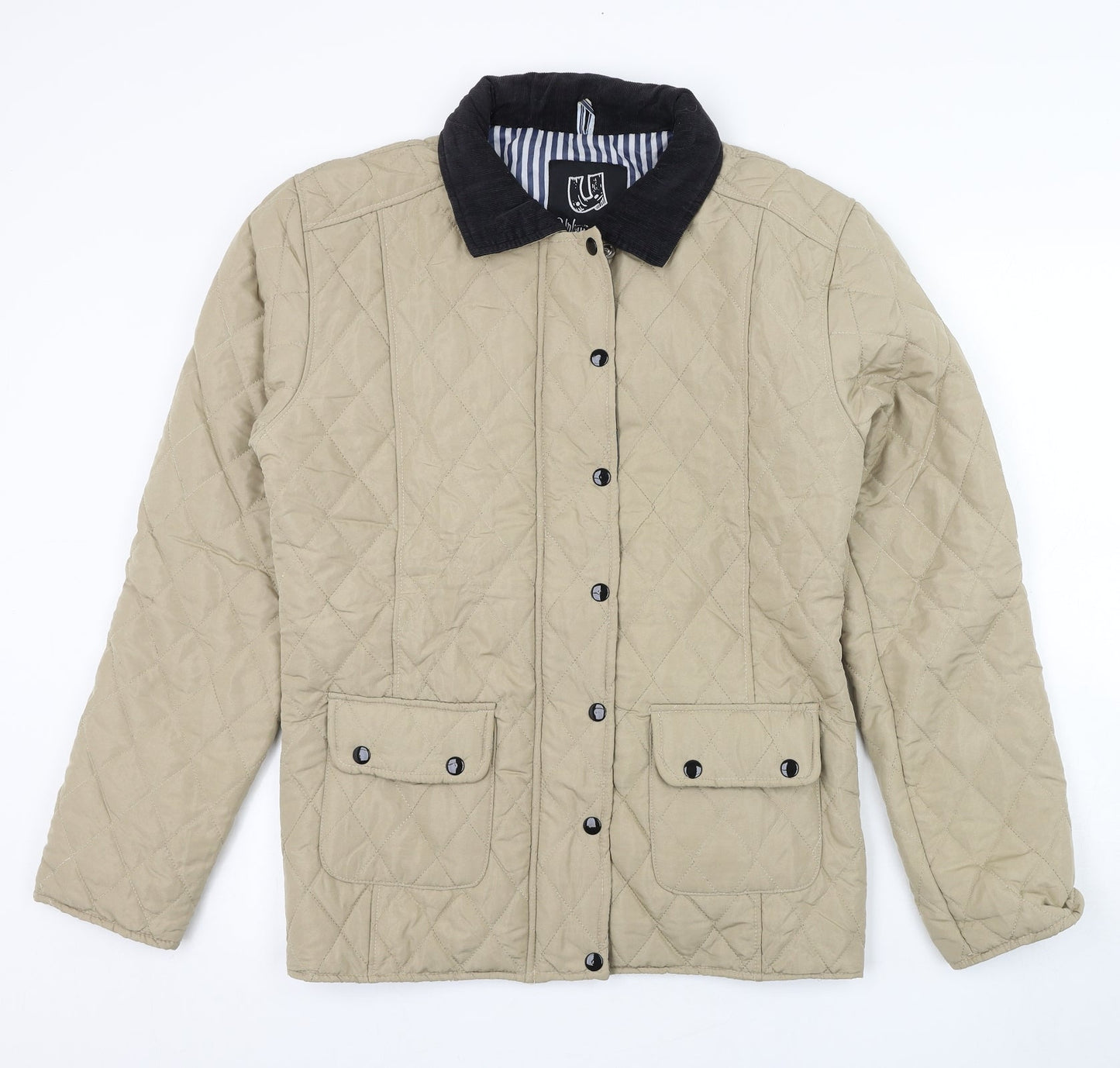 Urban Diva Womens Beige   Quilted Coat Size XL