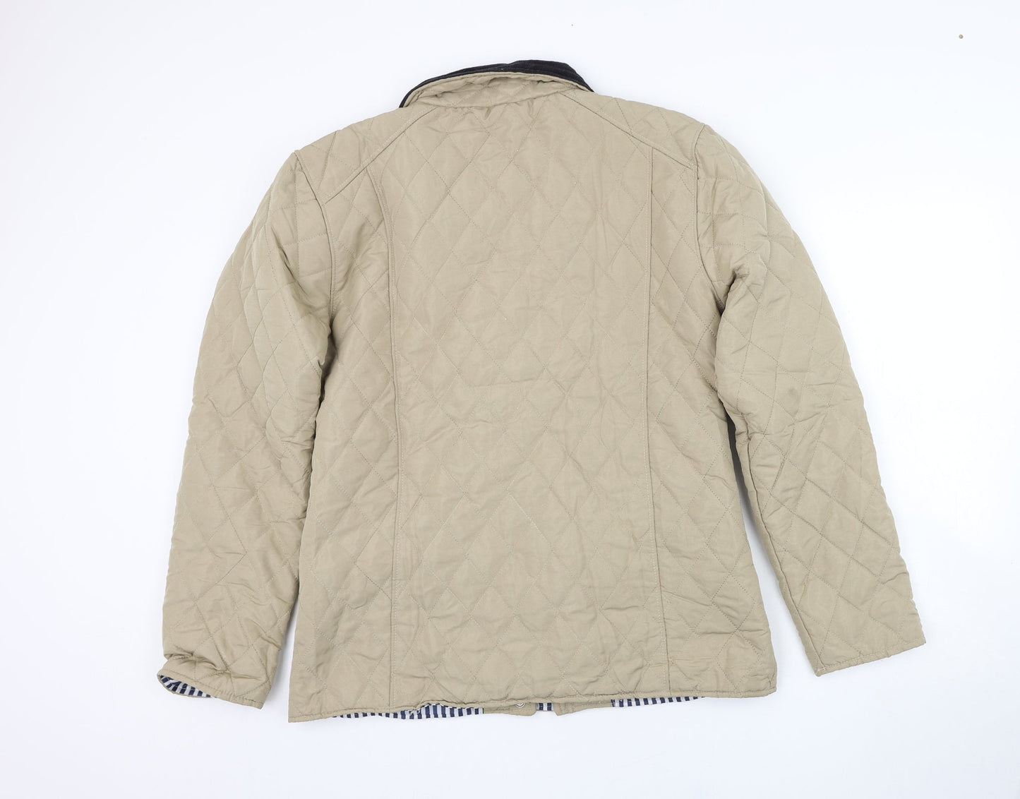 Urban Diva Womens Beige   Quilted Coat Size XL