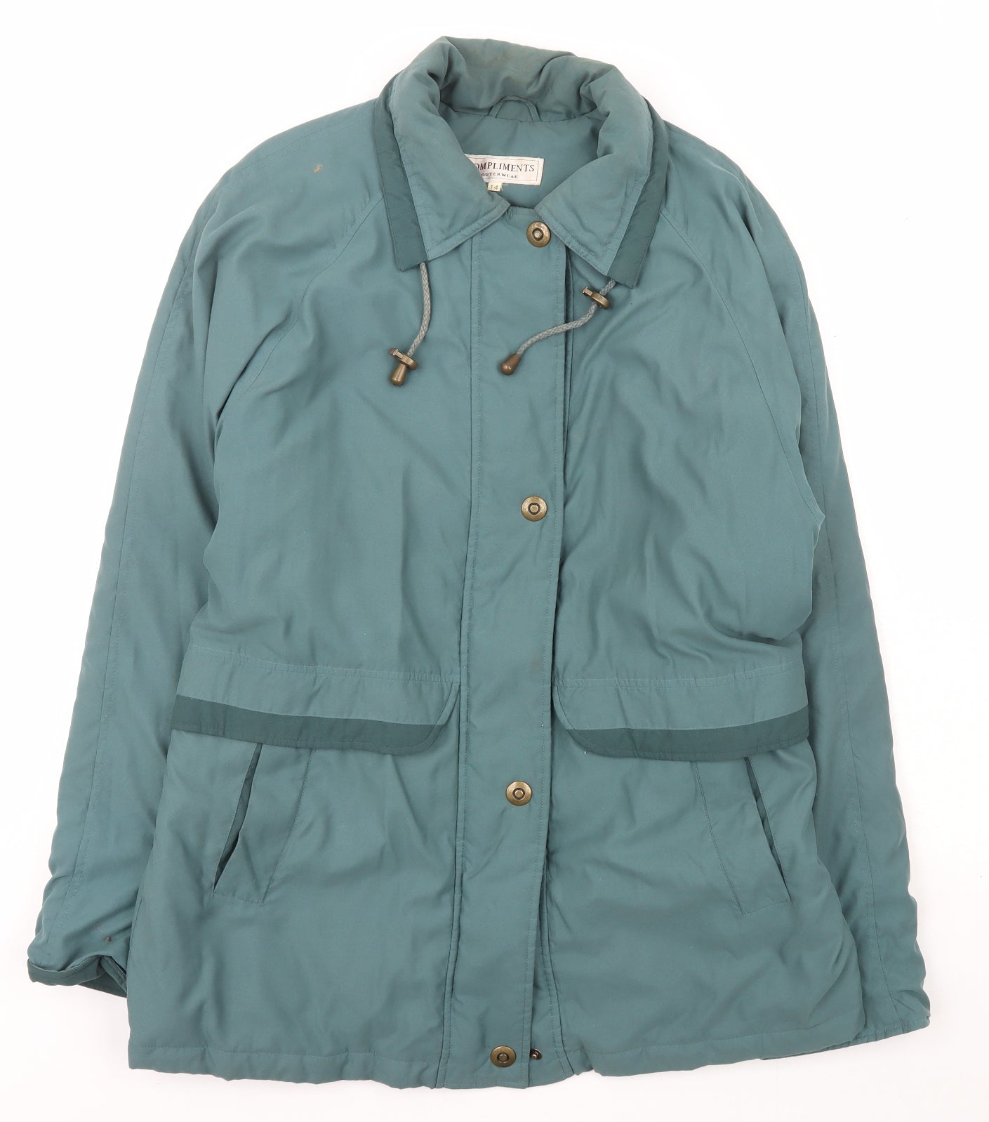 Compliments Womens Green   Jacket  Size 14