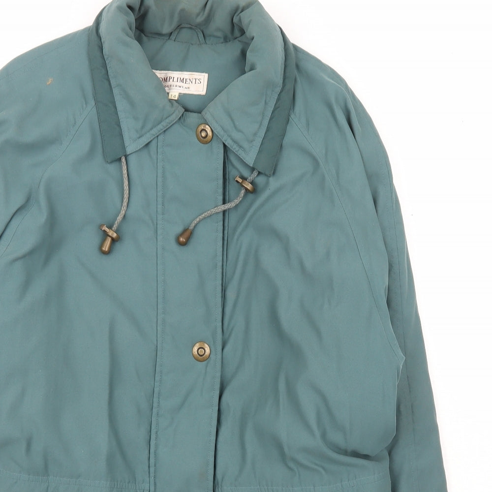 Compliments Womens Green   Jacket  Size 14
