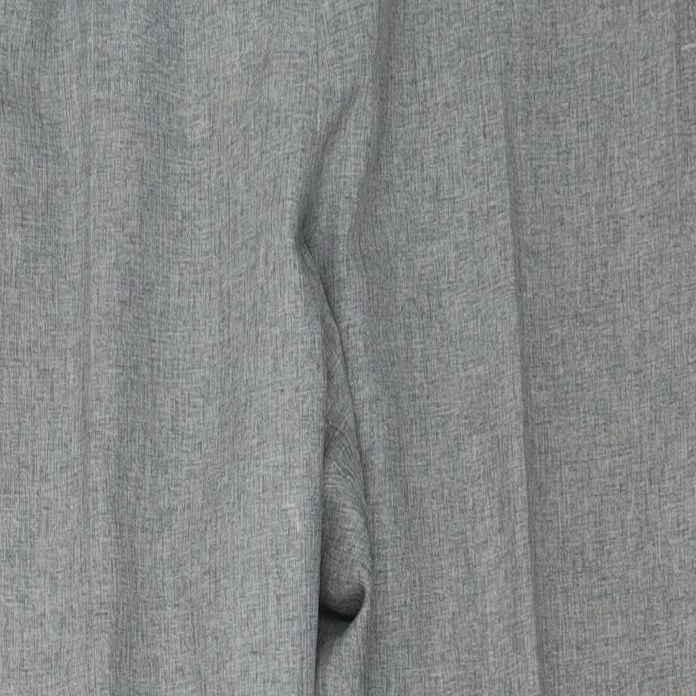Marks and Spencer Womens Green  Polyester Trousers  Size 18 L27 in Regular