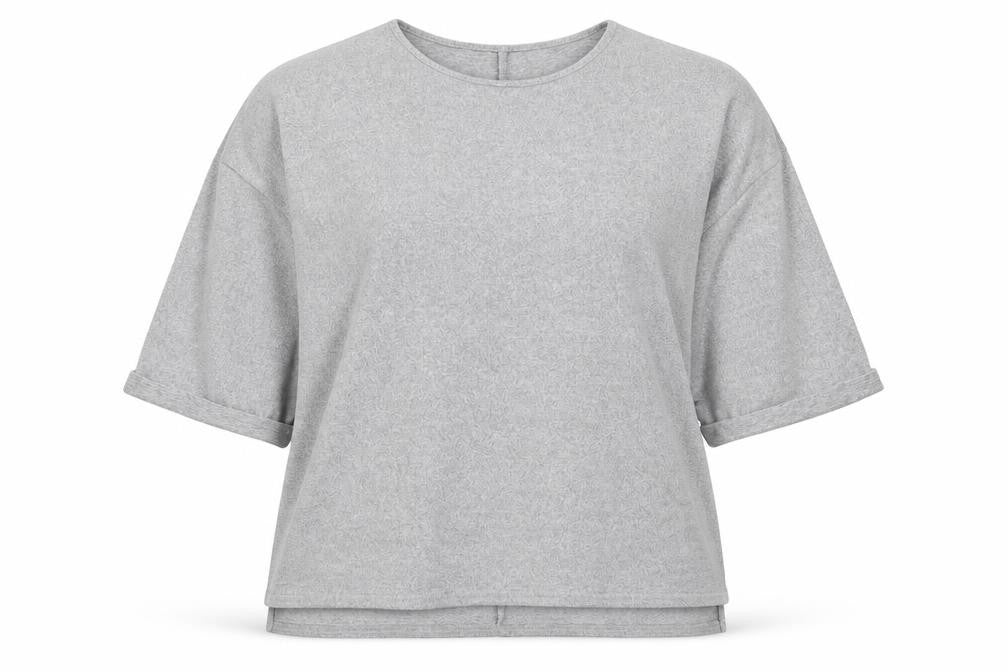 New Look Womens Grey Round Neck  Polyester Pullover Jumper Size L