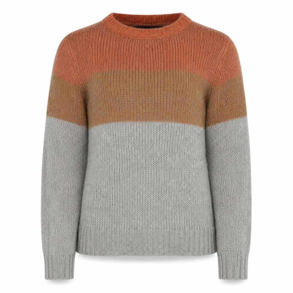 Dorothy Perkins Womens Multicoloured Round Neck Striped Acrylic Pullover Jumper Size 12