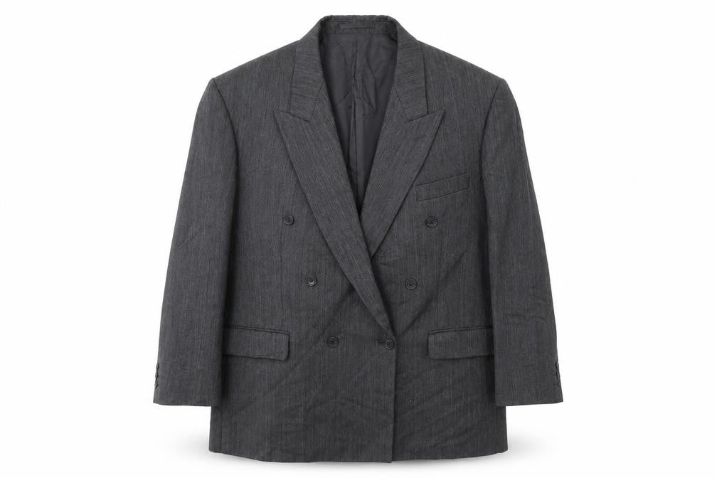 Marks & Spencer Mens Grey  Wool Jacket Suit Size 44