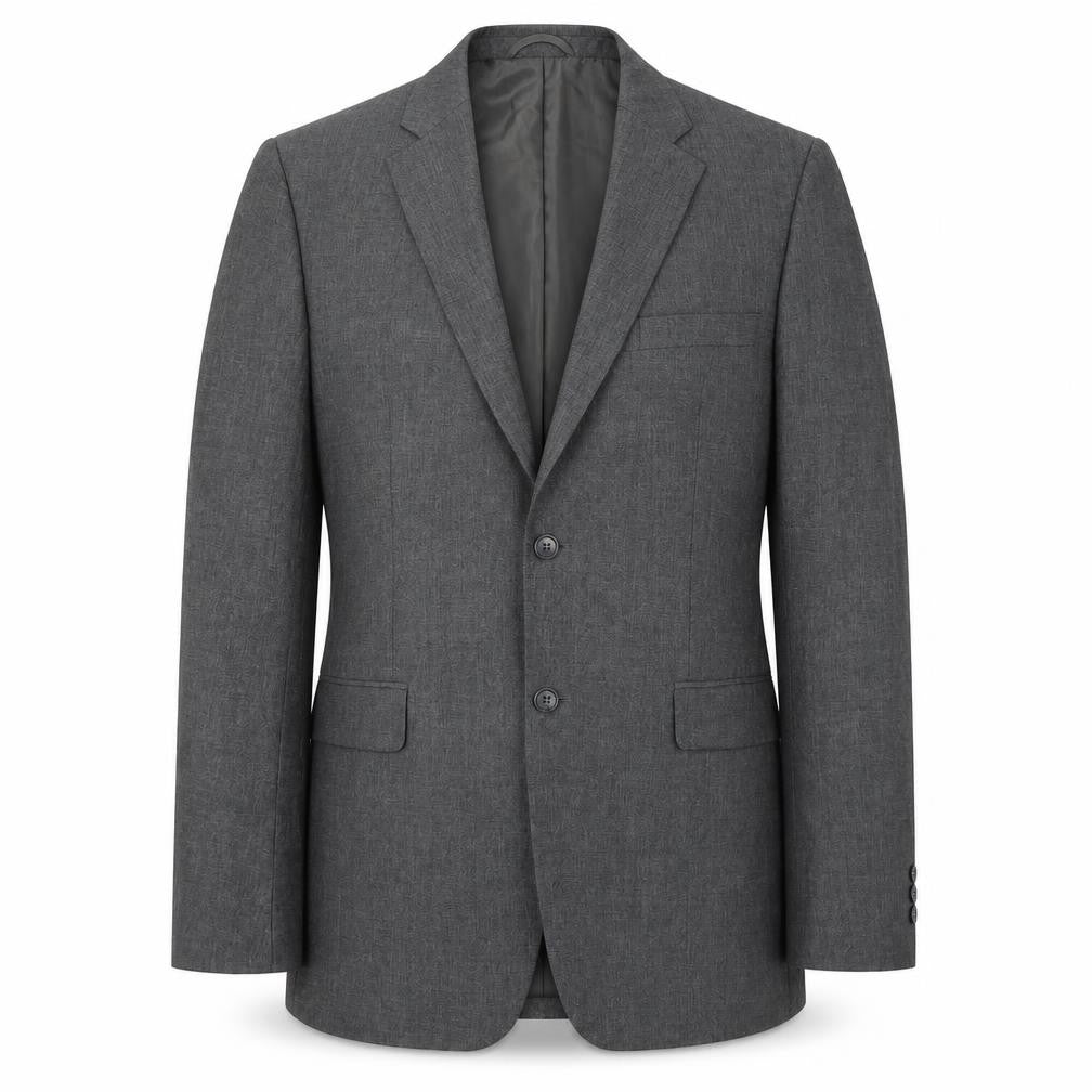 Jack Reid Mens Grey  Polyester Jacket Suit Size 40