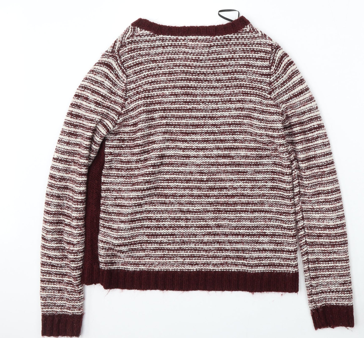 New Look Womens Multicoloured Round Neck  Acrylic Pullover Jumper Size 12