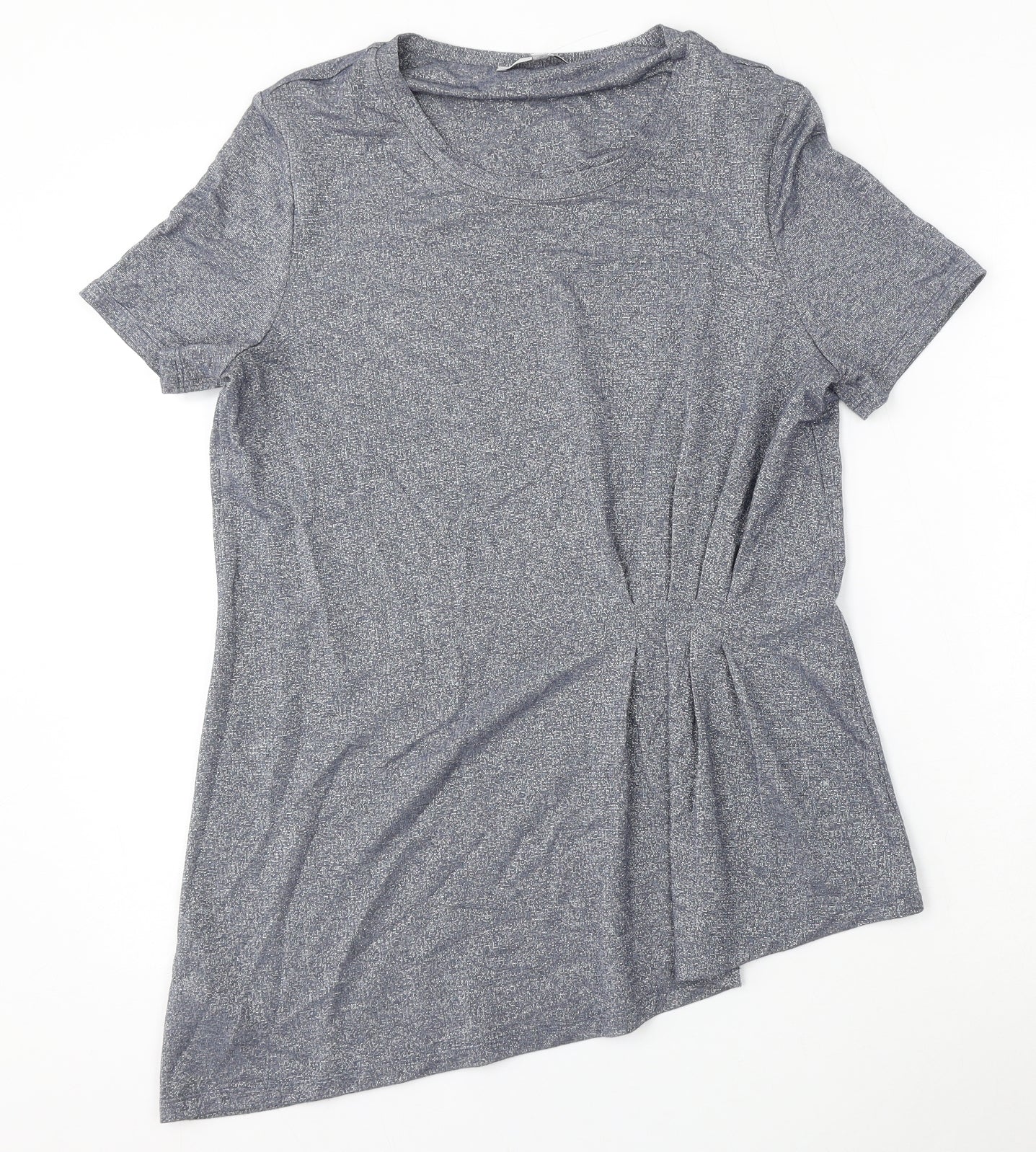 NEXT Womens Blue Round Neck  Viscose Pullover Jumper Size 10