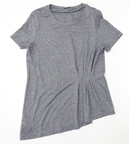 NEXT Womens Blue Round Neck  Viscose Pullover Jumper Size 10