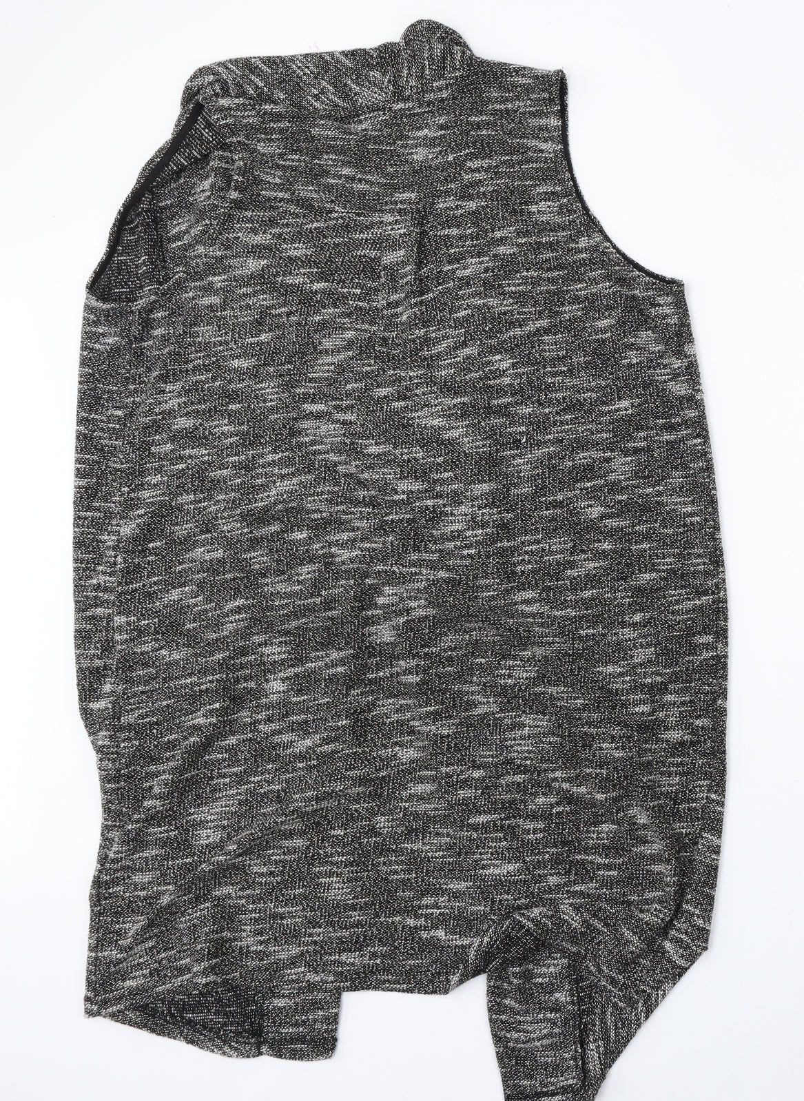 F&F Womens Grey Round Neck  Polyester Vest Jumper Size 14