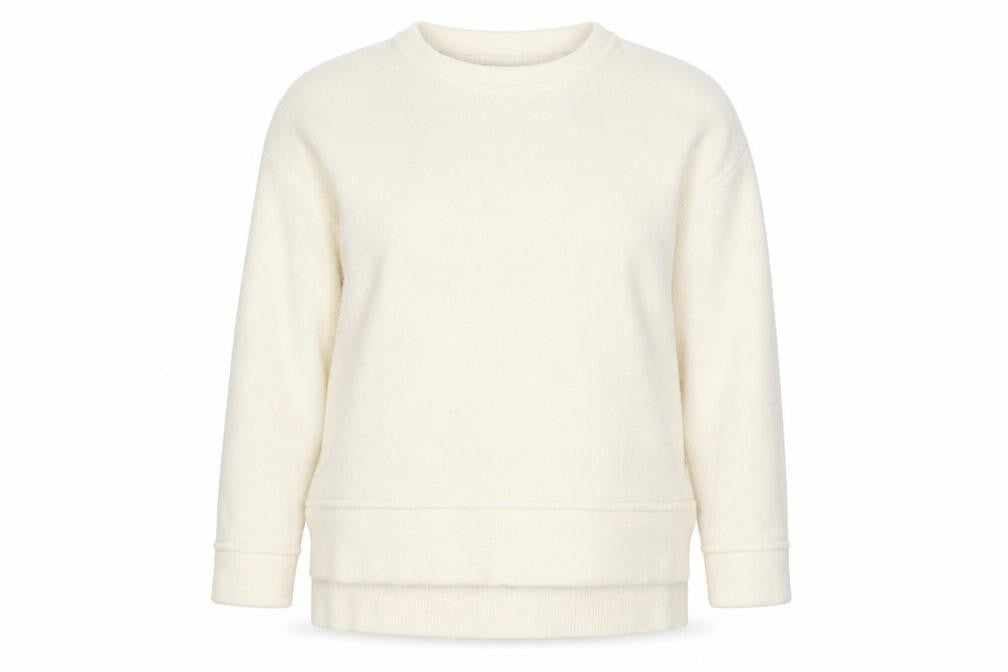 New Look Womens Beige Round Neck  Acrylic Pullover Jumper Size 16