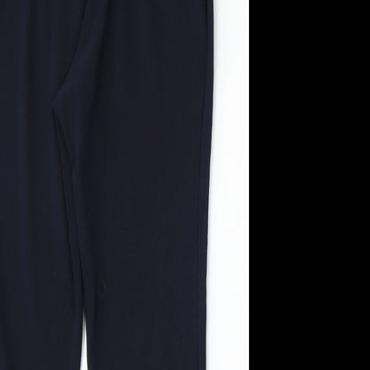 Preworn Womens Blue  Polyester Trousers  Size 30 L29 in Regular