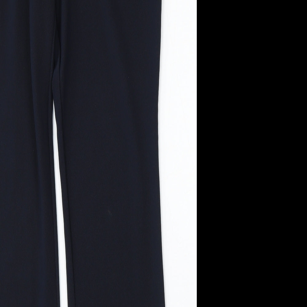 Preworn Womens Blue  Polyester Trousers  Size 30 L29 in Regular
