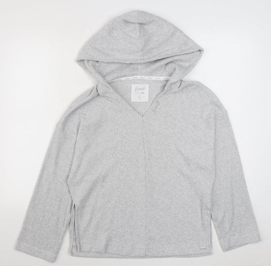 F&F Womens Grey  Polyester Pullover Hoodie Size 6  Pullover