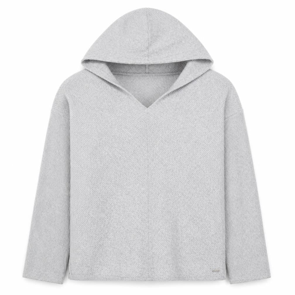 F&F Womens Grey  Polyester Pullover Hoodie Size 6  Pullover
