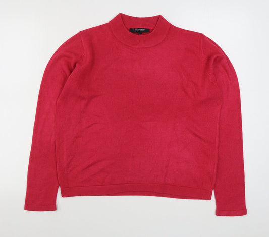 Originals Womens Pink Round Neck  Acrylic Pullover Jumper Size 14