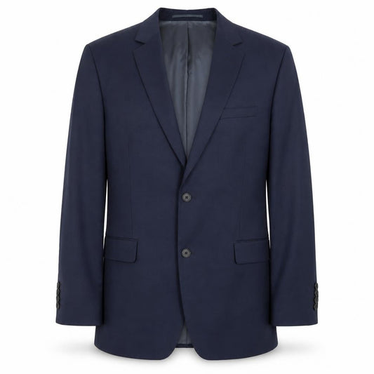 Paul Costelloe Mens Blue  Wool Jacket Suit Jacket Size 40