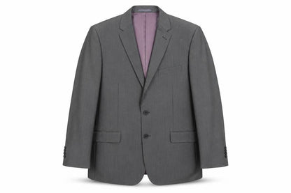 Aspen & Court Mens Grey  Polyester Jacket Suit Jacket Size 40