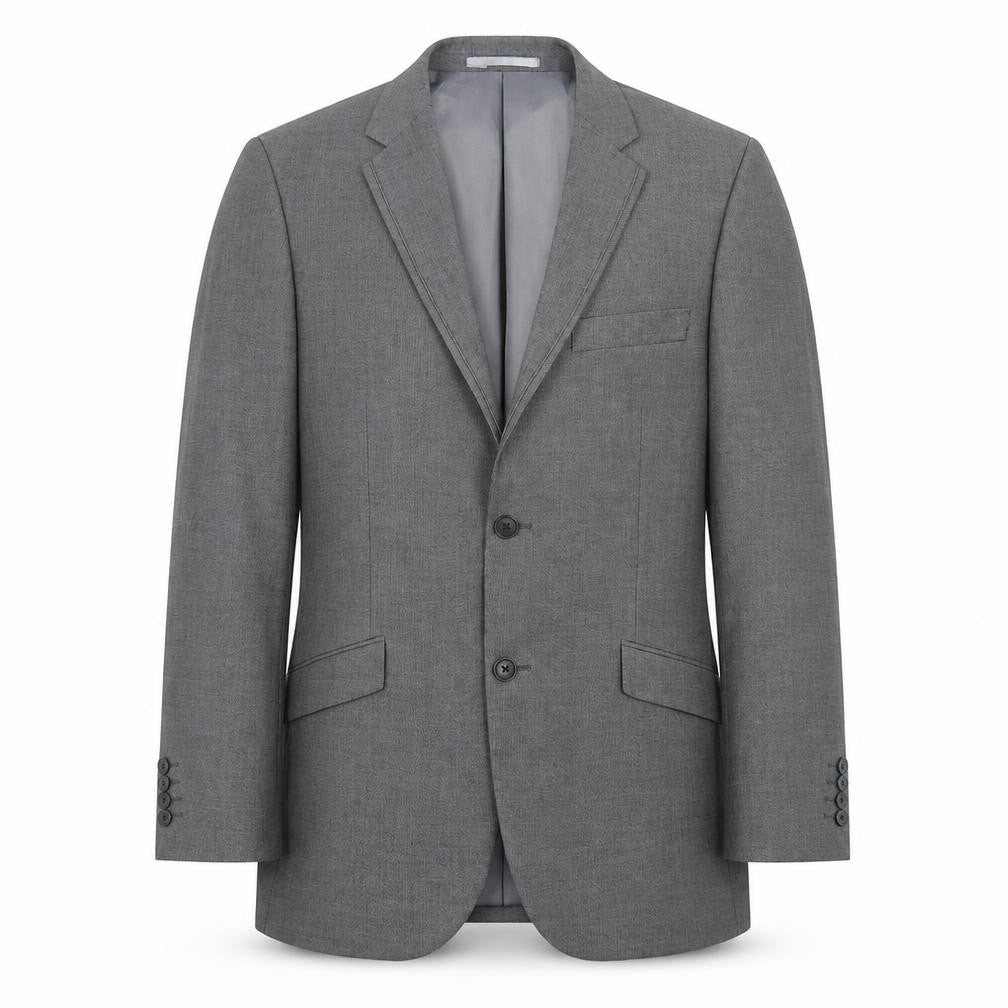 George Mens Grey  Polyester Jacket Suit Jacket Size 38
