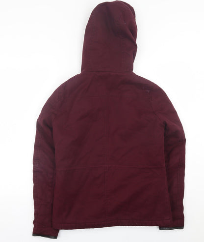 Topshop Womens Purple   Jacket Coat Size 8  Zip